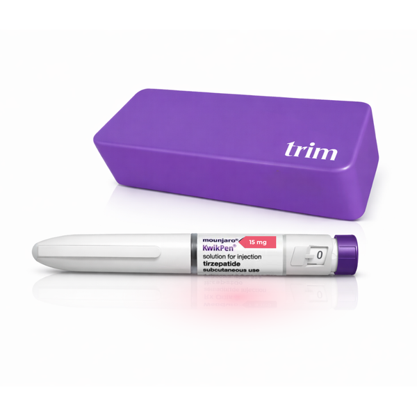 Mounjaro KwikPen 15mg/0.6ml solution for injection 2.4ml pre-filled pe –  Trim