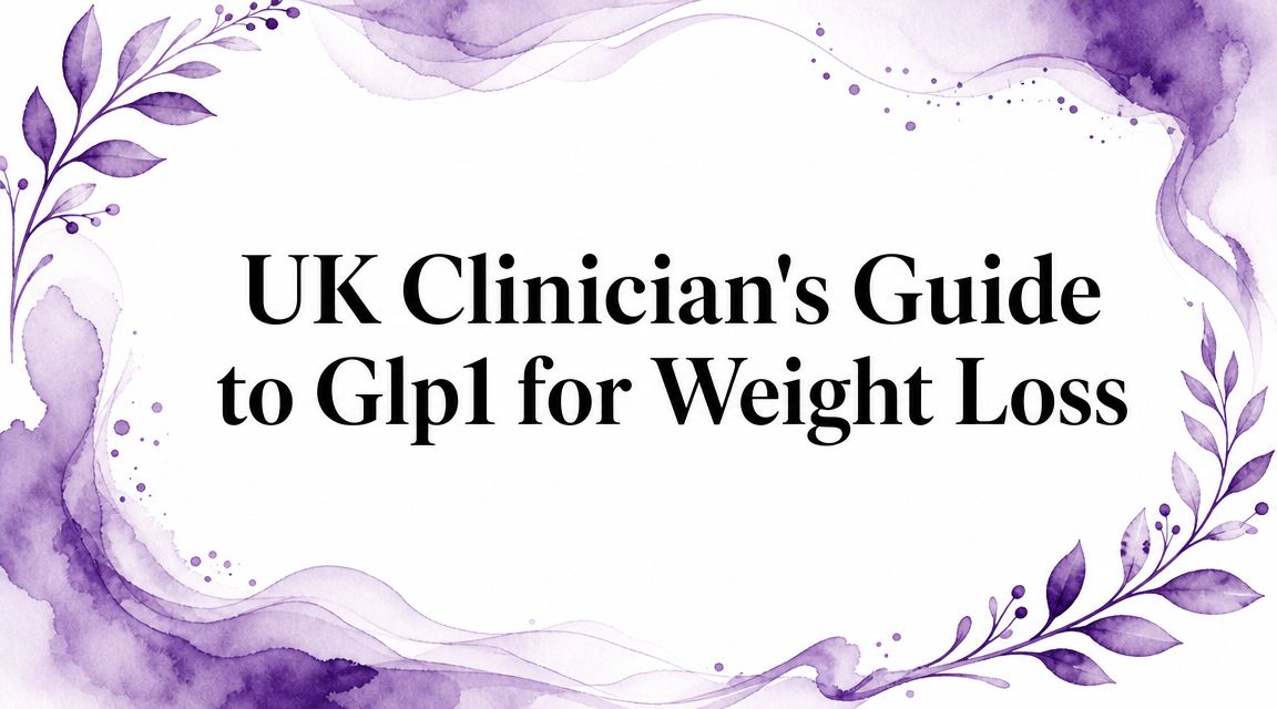 UK Clinician's Guide to Glp1 for Weight Loss