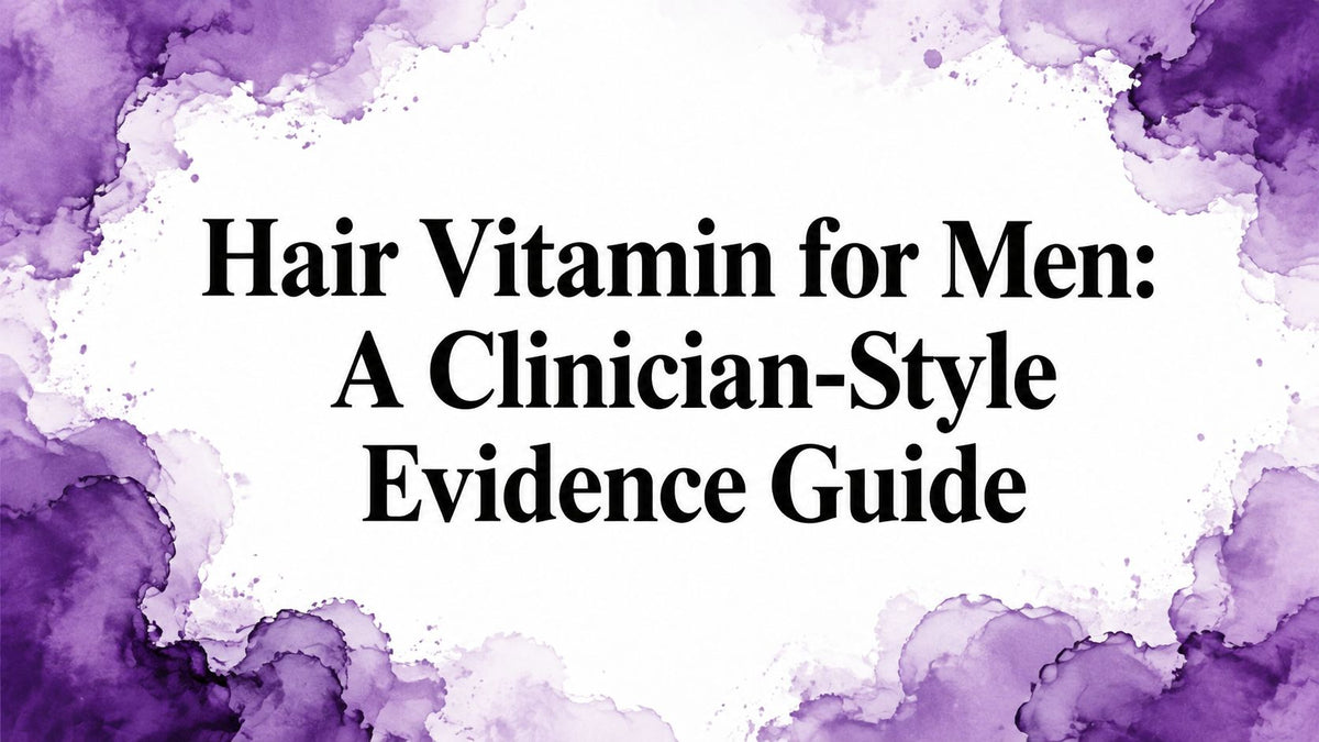 Hair Vitamin for Men: A Clinician-Style Evidence Guide