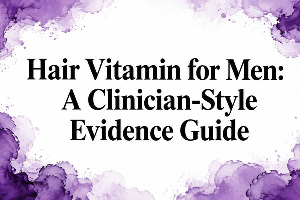 Hair Vitamin for Men: A Clinician-Style Evidence Guide
