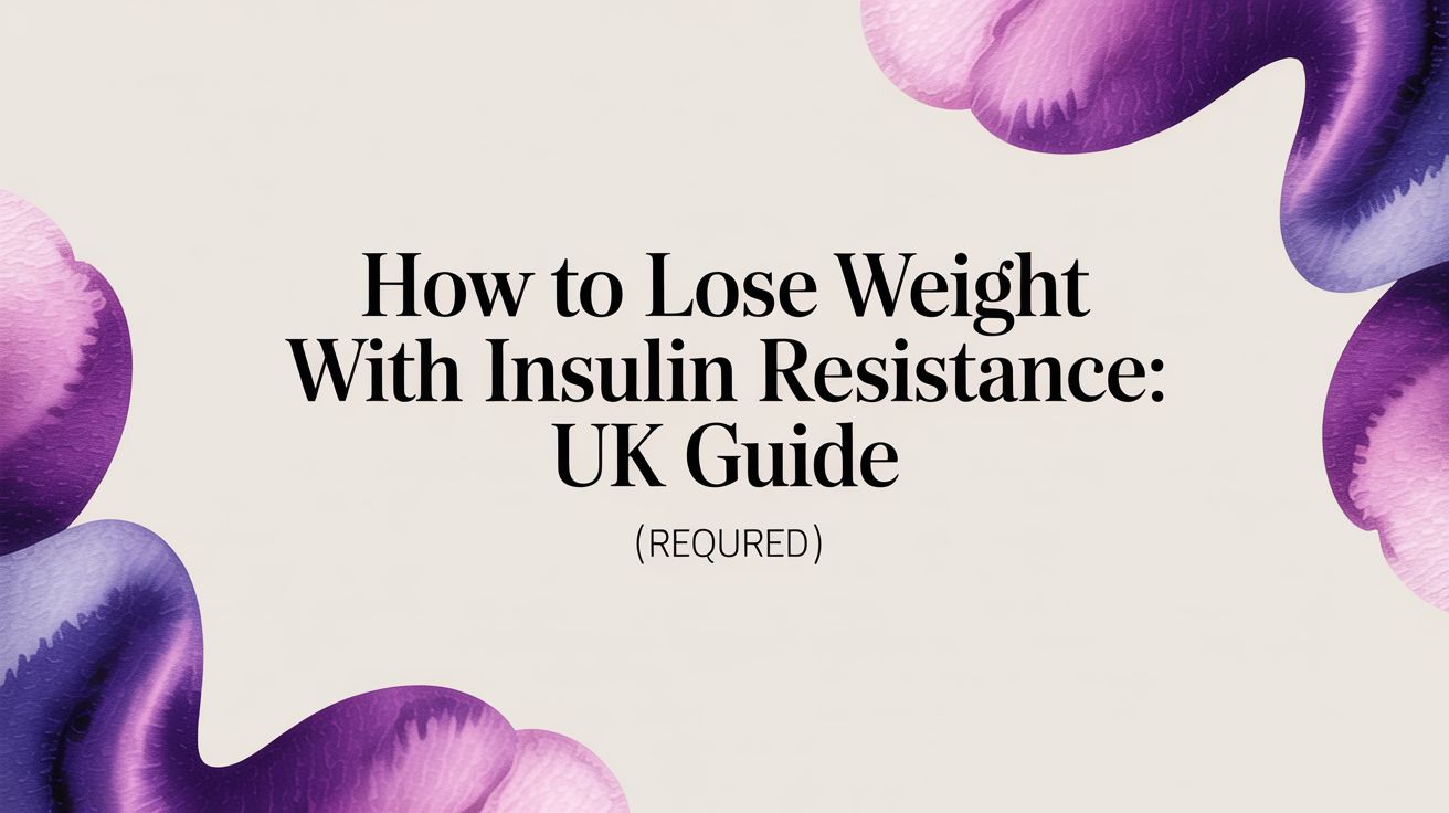 How to Lose Weight with Insulin Resistance: UK Guide