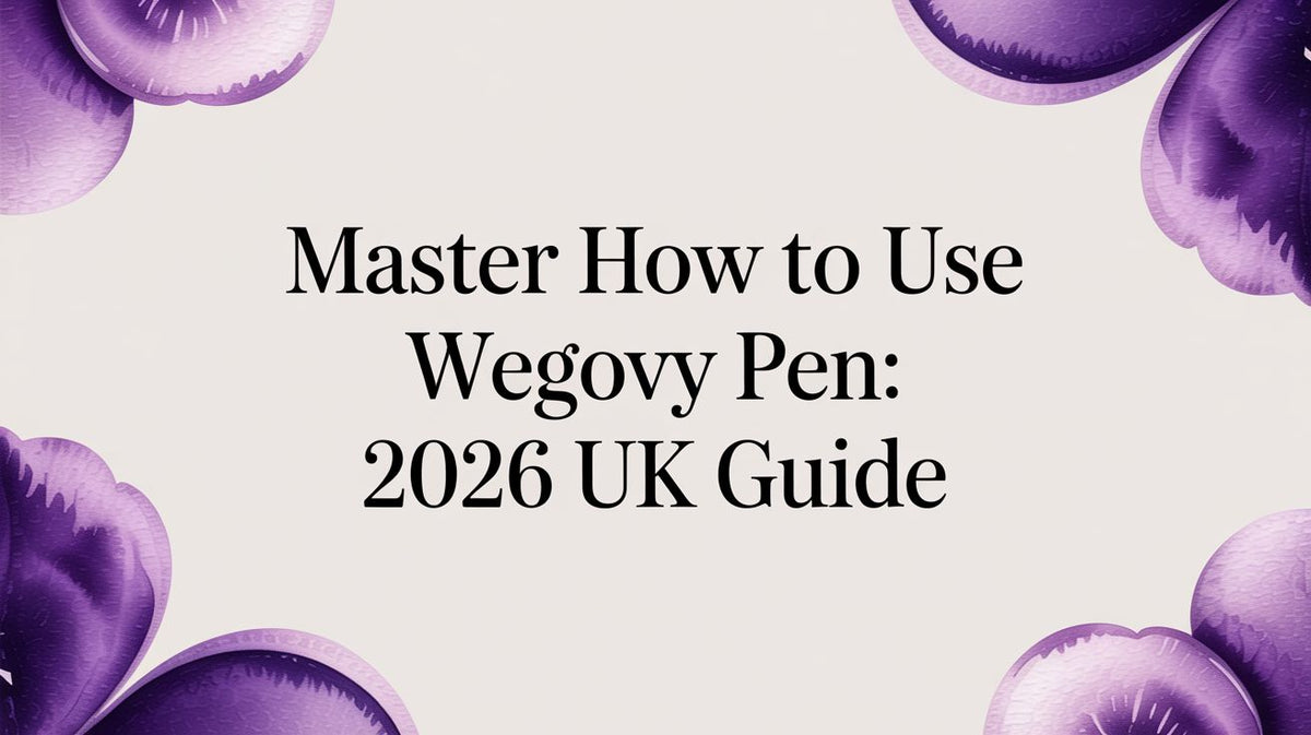 Master how to use wegovy pen: 2026 UK Guide