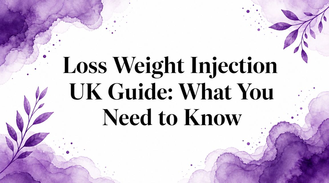 Loss Weight Injection UK Guide: What You Need to Know