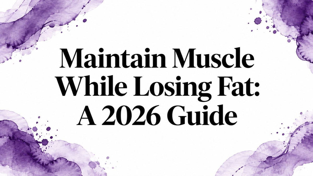Maintain Muscle While Losing Fat: A 2026 Guide