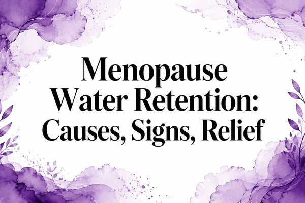 Menopause Water Retention: Causes, Signs, Relief