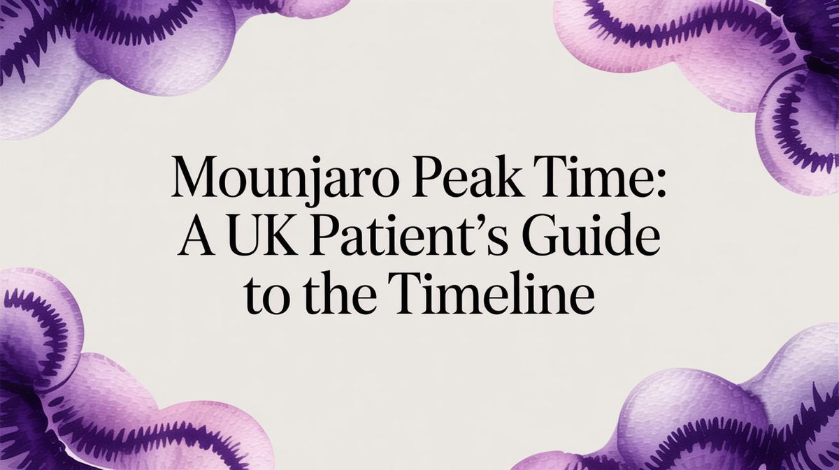 Mounjaro Peak Time: A UK Patient's Guide to the Timeline