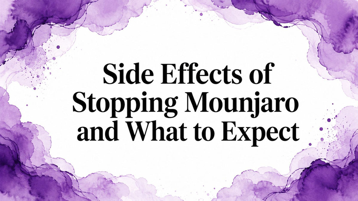 Side Effects of Stopping Mounjaro and What to Expect
