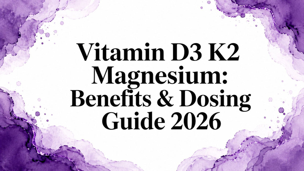 Vitamin D3 K2 Magnesium: Benefits & Dosing Guide 2026