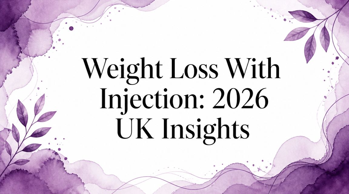 Weight Loss With Injection: 2026 UK Insights
